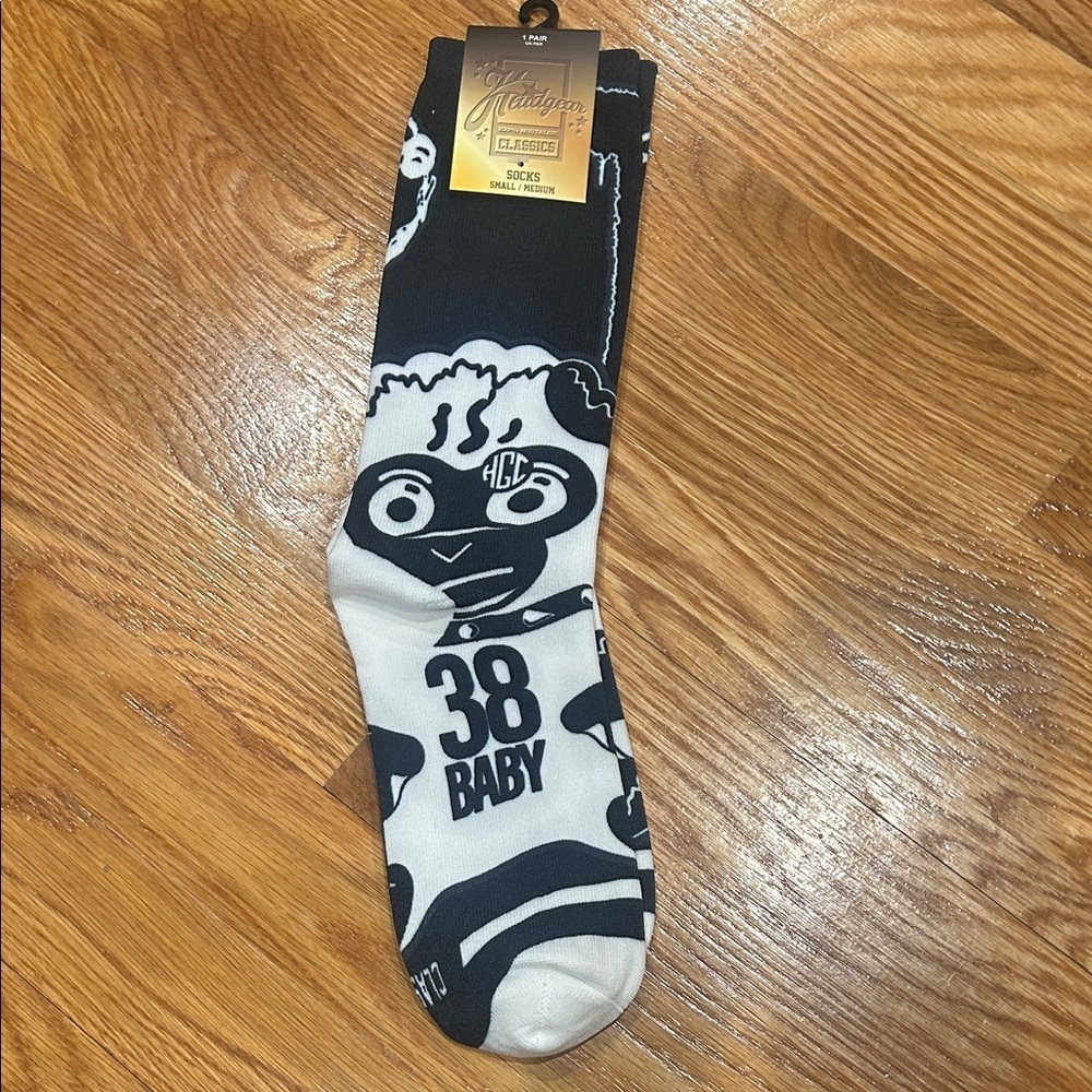 Happy Socks Black and White Graphic Socks